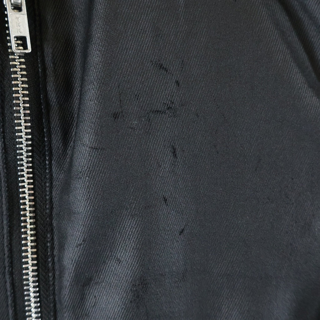 NO BRAND(ノーブランド) LOIN ARMIS Cross Zip Layer Coating Pants クロスジップレイヤーコーティングパンツ ブラック