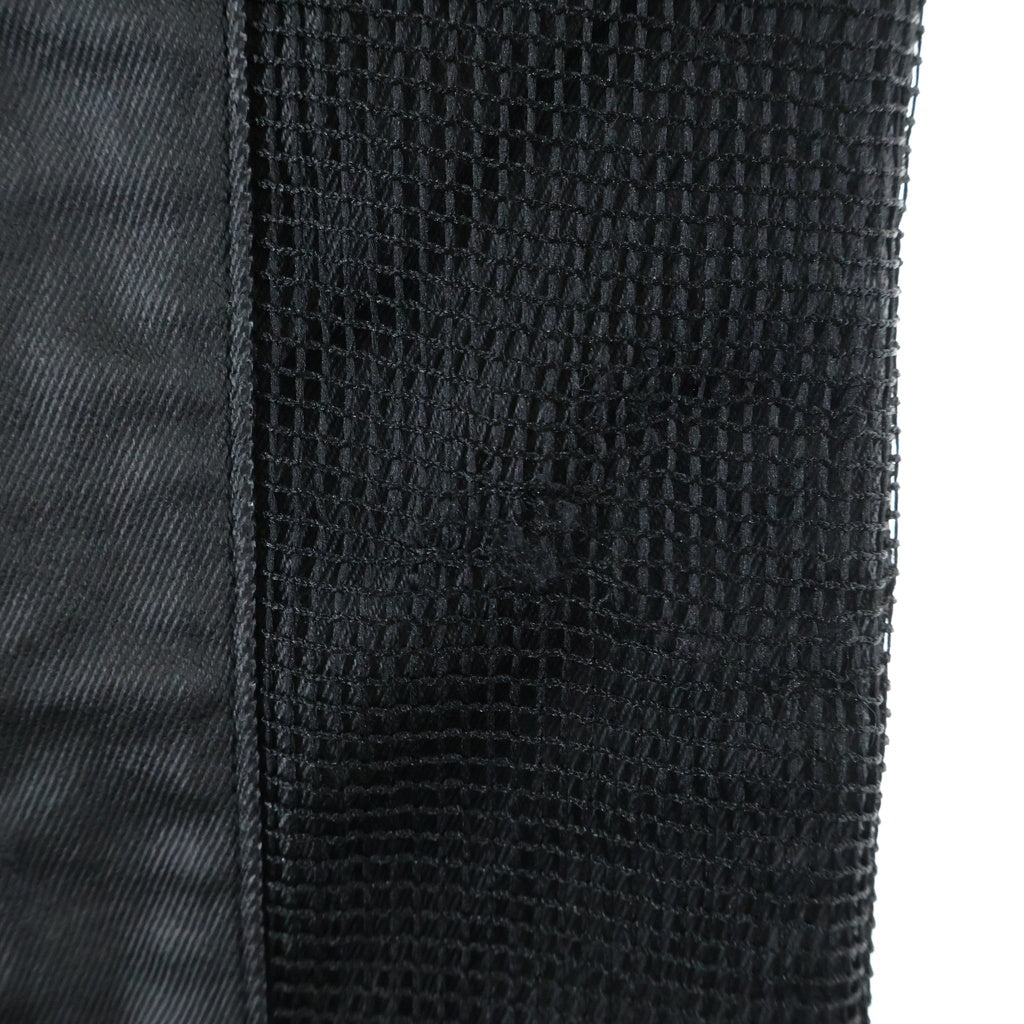 NO BRAND(ノーブランド) LOIN ARMIS Cross Zip Layer Coating Pants クロスジップレイヤーコーティングパンツ ブラック