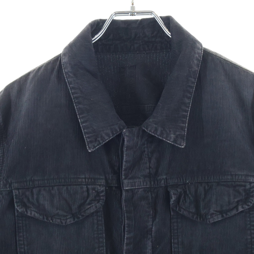 DRKSHDW(ダークシャドウ) Corduroy Tracker Jacket コーデュロイトラッカージャケット ブラック