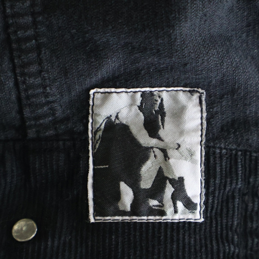 DRKSHDW(ダークシャドウ) Corduroy Tracker Jacket コーデュロイトラッカージャケット ブラック
