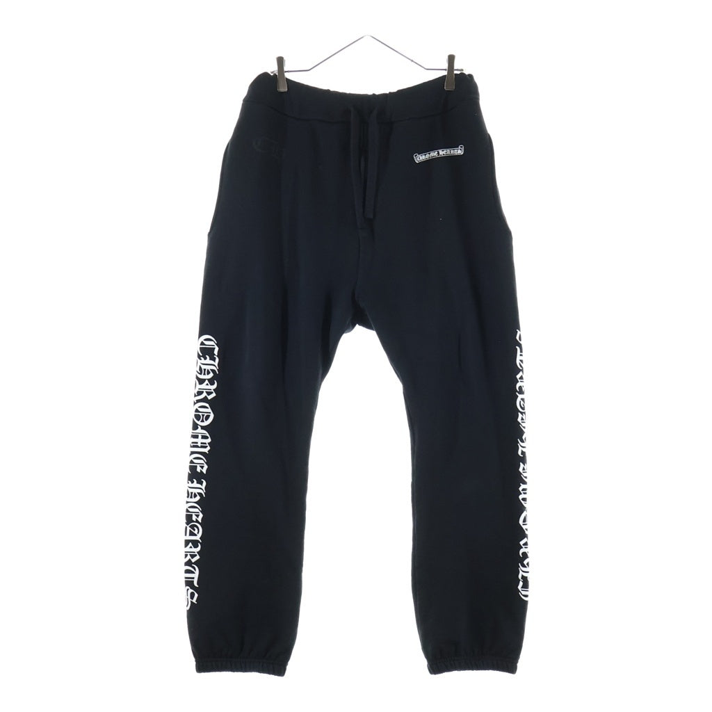 CHROME HEARTS(クロムハーツ) SWEAT PANTS スクロールラベル スウェットパンツ ブラック