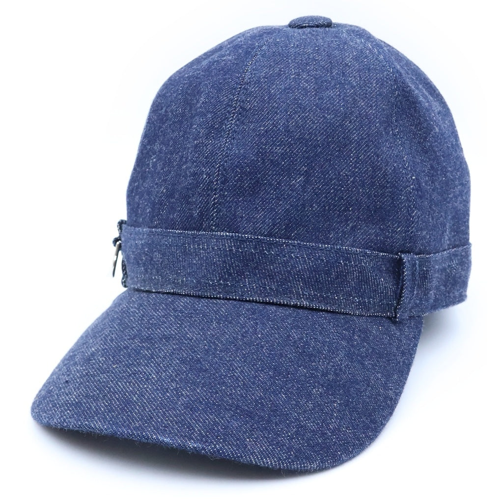 HERMES(エルメス) JOANNE DENIM ジョアン デニムキャップ 帽子 インディゴ H242024N レディース