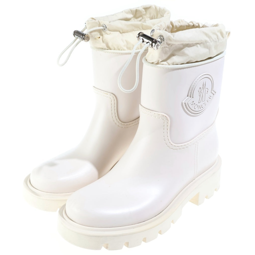 MONCLER(モンクレール) drawstring boots ドローストーリング ラグソールブーツ ホワイト ー レディース