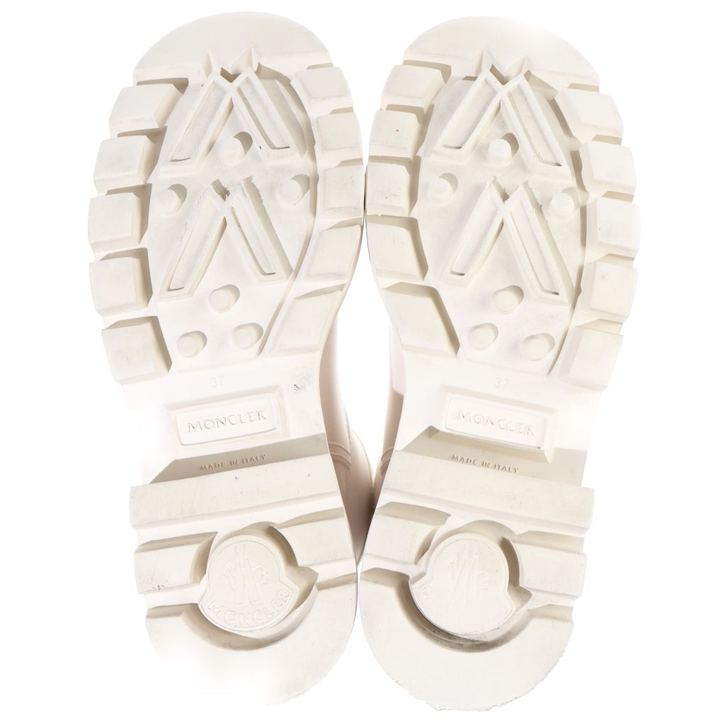 MONCLER(モンクレール) drawstring boots ドローストーリング ラグソールブーツ ホワイト ー レディース