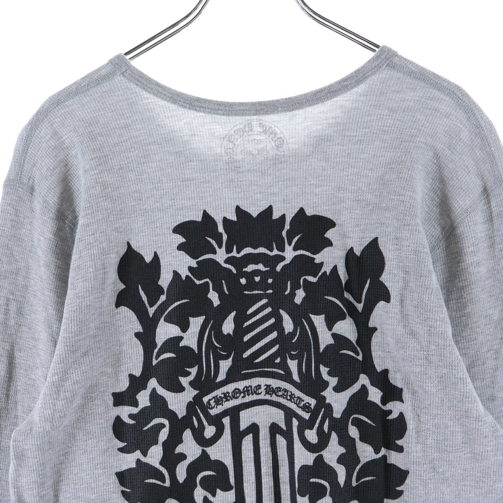 CHROME HEARTS(クロムハーツ) Thermal L/S Tee ヴァインダガー サーマルロングカットソー 長袖Tシャツ グレー