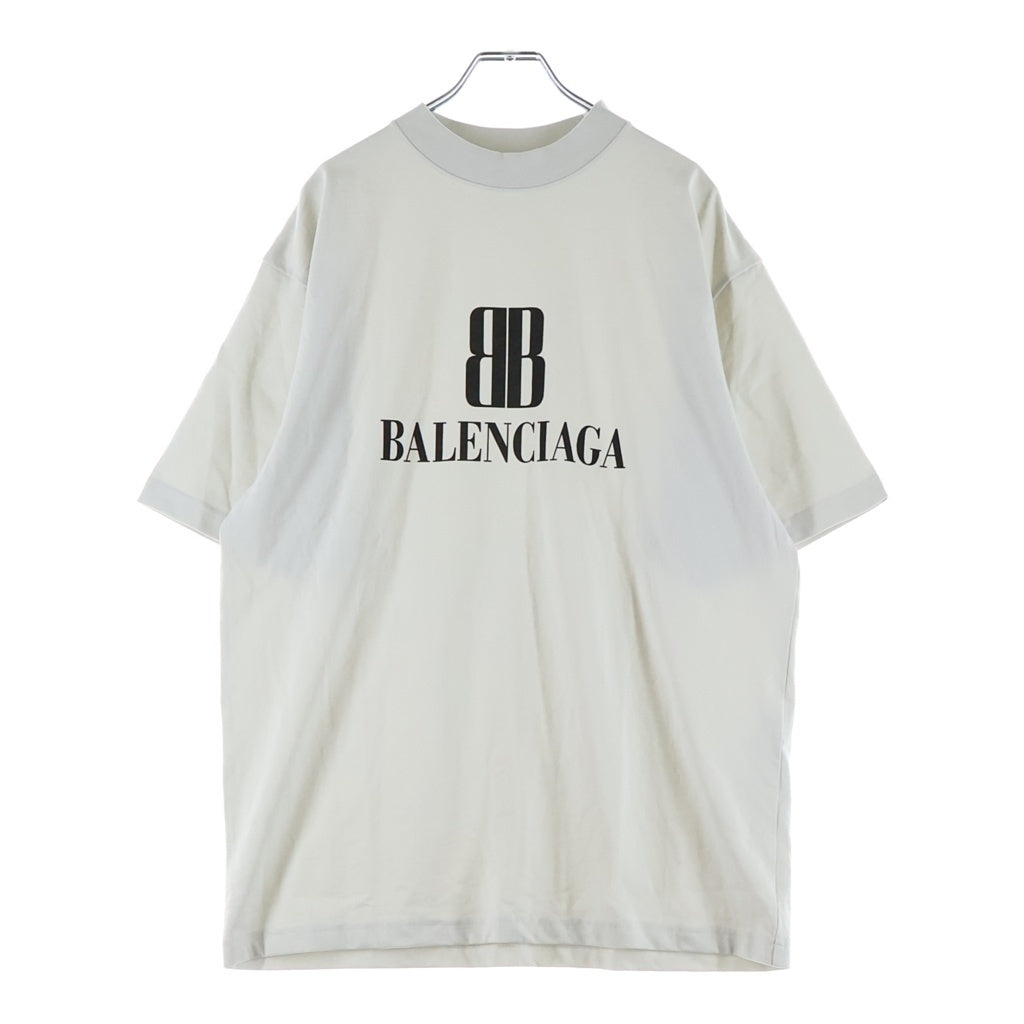 BALENCIAGA(バレンシアガ) フロントロゴ 半袖Tシャツカットソー 8103971 ベージュ