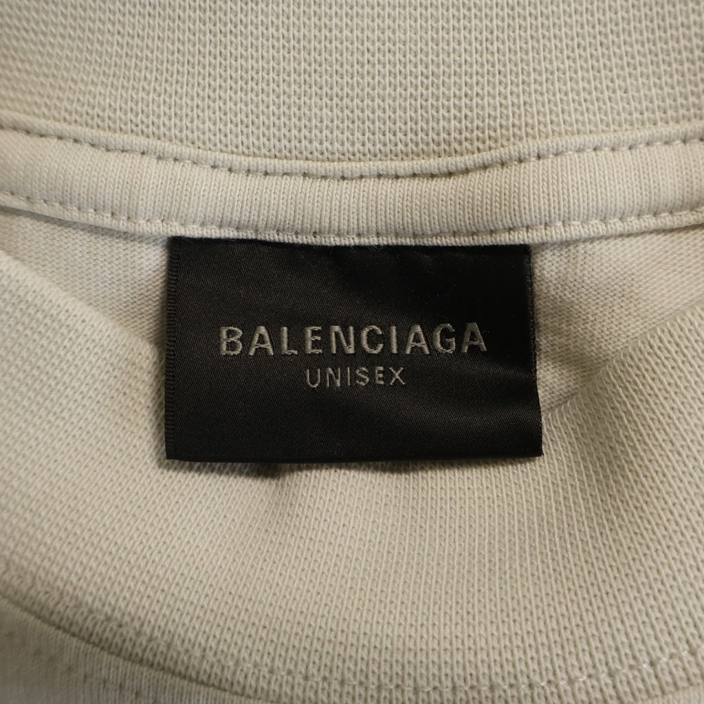 BALENCIAGA(バレンシアガ) フロントロゴ 半袖Tシャツカットソー 8103971 ベージュ