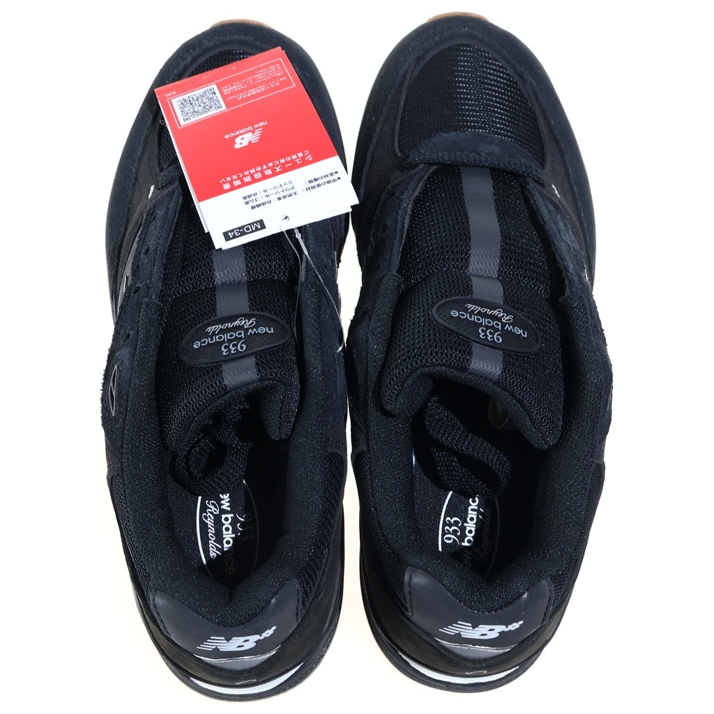 New Balance(ニューバランス) Numeric Andrew Reynolds NM933NAP ヌメリック アンドリュー・レイノルズ 933 ローカットスニーカー US8.5/26.5cm ブラック
