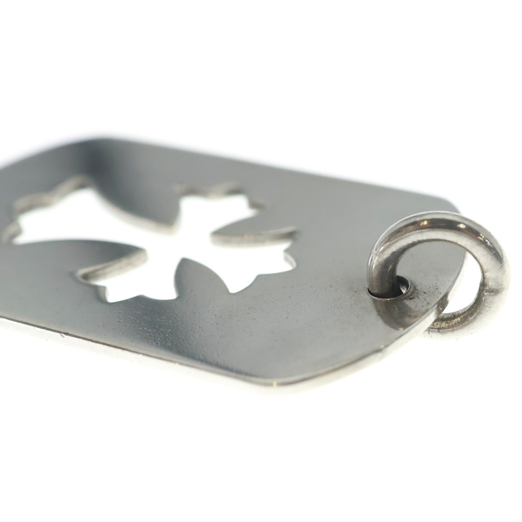 CHROME HEARTS(クロムハーツ) カットアウト ラージD TAG LRG CO CRS カットアウトクロスドッグタグ ラージ ペンダントトップ シルバー BCA239