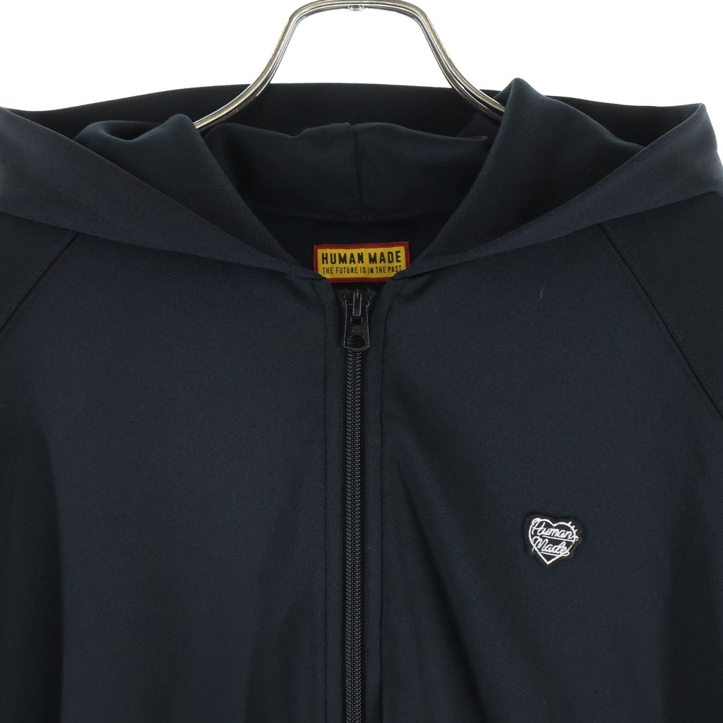 HUMAN MADE(ヒューマンメイド) 25AW ZIP-UP HOODIE ジップアップフーディ ジップパーカー HM30CS019 ブラック