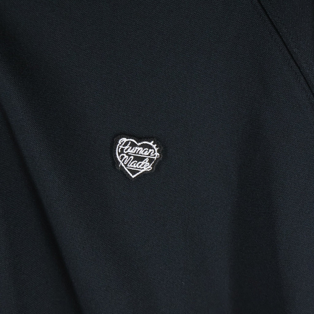 HUMAN MADE(ヒューマンメイド) 25AW ZIP-UP HOODIE ジップアップフーディ ジップパーカー HM30CS019 ブラック