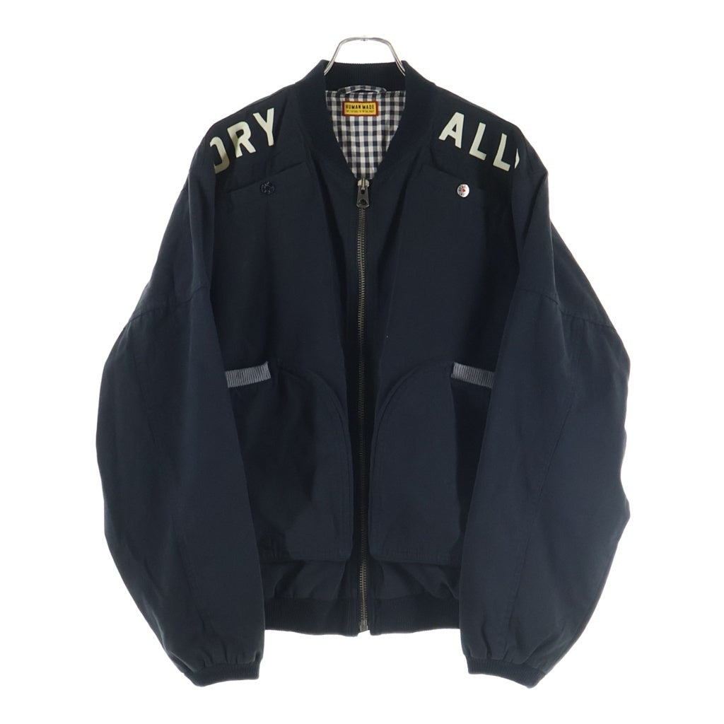 HUMAN MADE(ヒューマンメイド) 26SS BOMBER JACKET ボンバージャケット ジップアップブルゾン HM31JK020 ブラック
