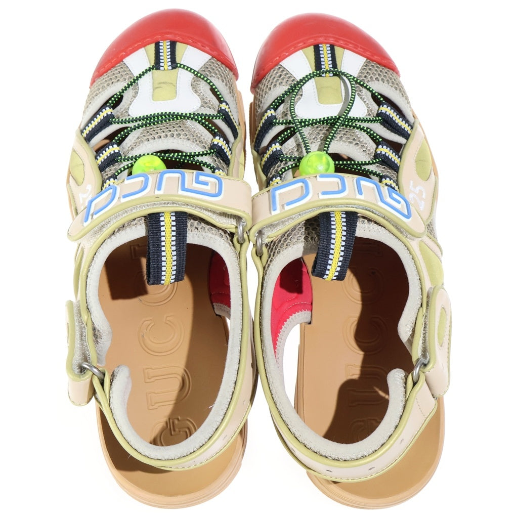 GUCCI(グッチ) ベルクロ メッシュサンダル 564297 マルチ
