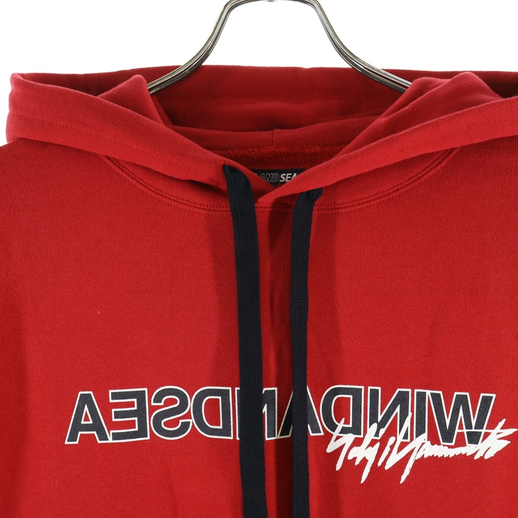 WIND AND SEA(ウィンダンシー) ×WILDSIDE YOHJI YAMAMOTO プルーオーバーパーカー WS-22WSHD-01 レッド