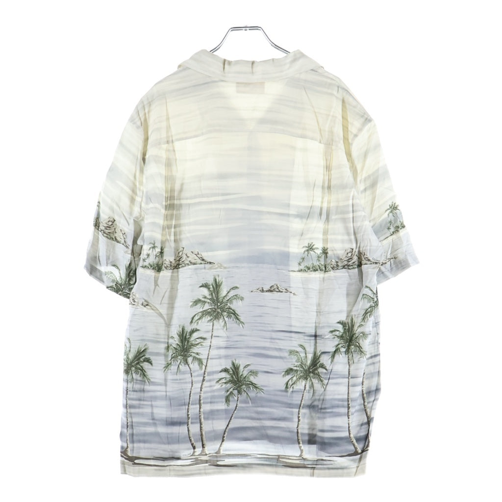 CELINE(セリーヌ) 24SS Hawaiian Shirt In Rayon ルーズフィットハワイアンシャツ 半袖シャツ ホワイト 2C946158Y