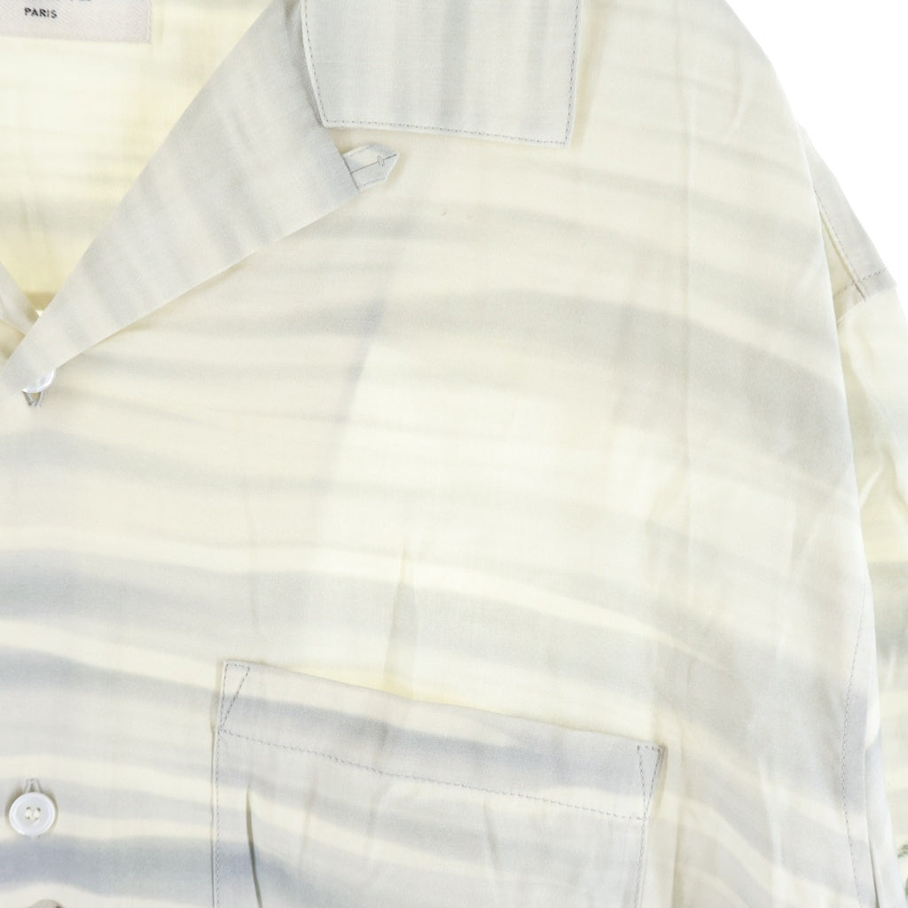 CELINE(セリーヌ) 24SS Hawaiian Shirt In Rayon ルーズフィットハワイアンシャツ 半袖シャツ ホワイト 2C946158Y