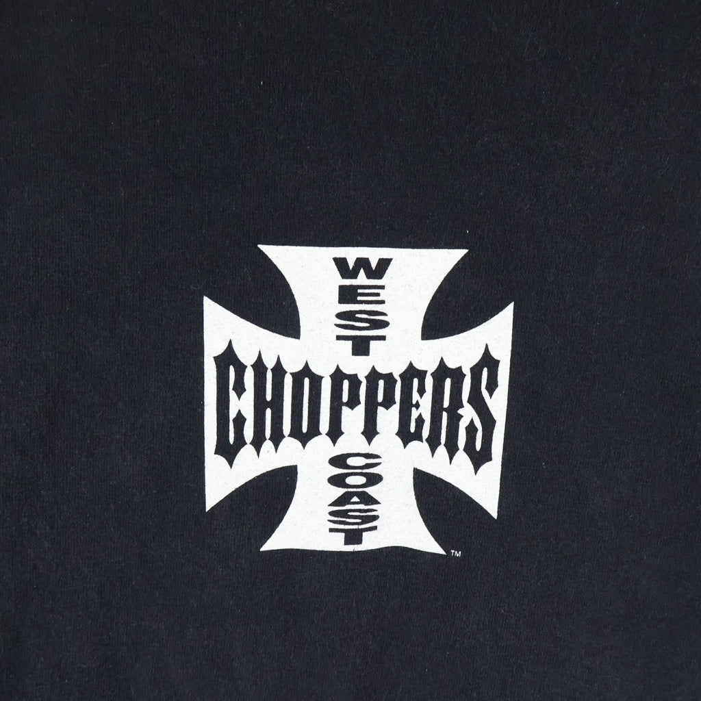 VINTAGE(ヴィンテージ) 90-00s West Coast Choppers Murina L/S Tee ウエストコーストチョッパーズ アイアンクロス 長袖Tシャツ カットソー ブラック