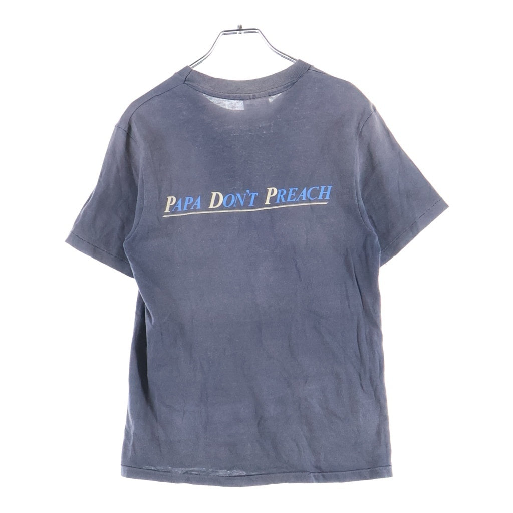 VINTAGE(ヴィンテージ) 80S MADONNA PAPA DON'T PREACH Hanes マドンナ パパドントプリーチ ブラック