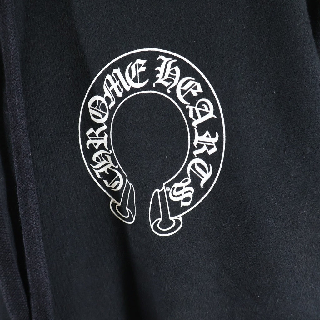 CHROME HEARTS(クロムハーツ) ×MATTY BOY CHOMPER SWTSHRT HD PLVR マッティボーイ チョンパー ホースシューフーディ プルオーバースウェットパーカー ブラック