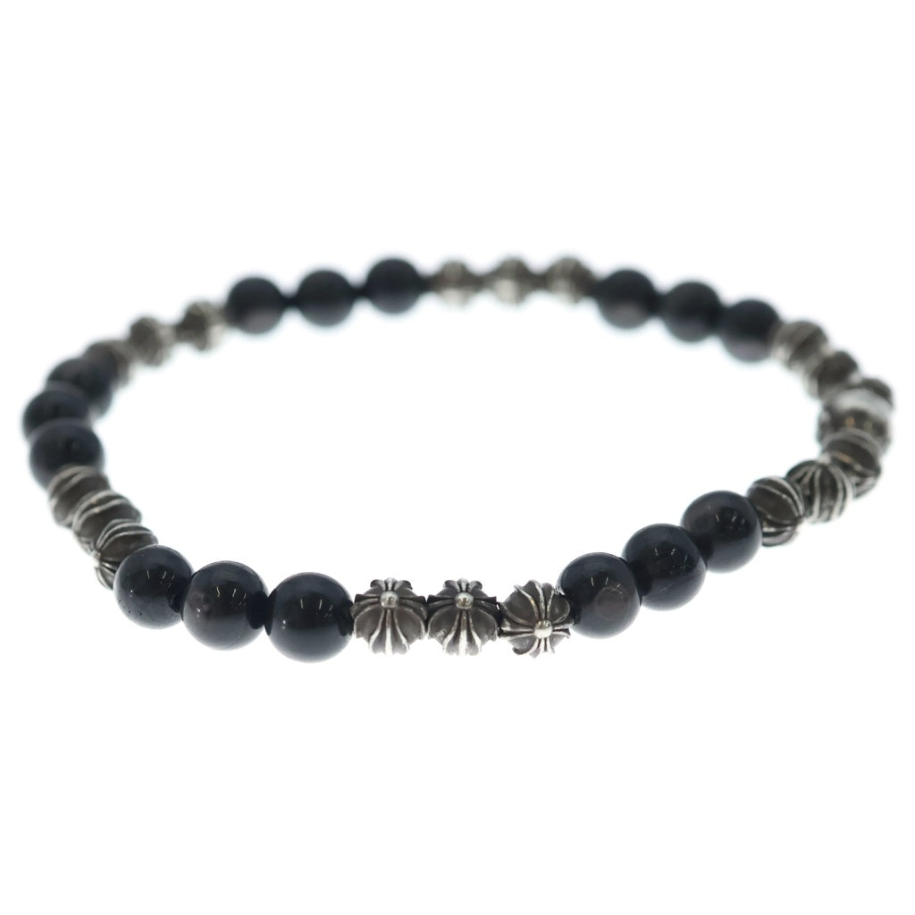 CHROME HEARTS(クロムハーツ) 6mm BEAD ビーズ ブレスレット シルバー/ブラック