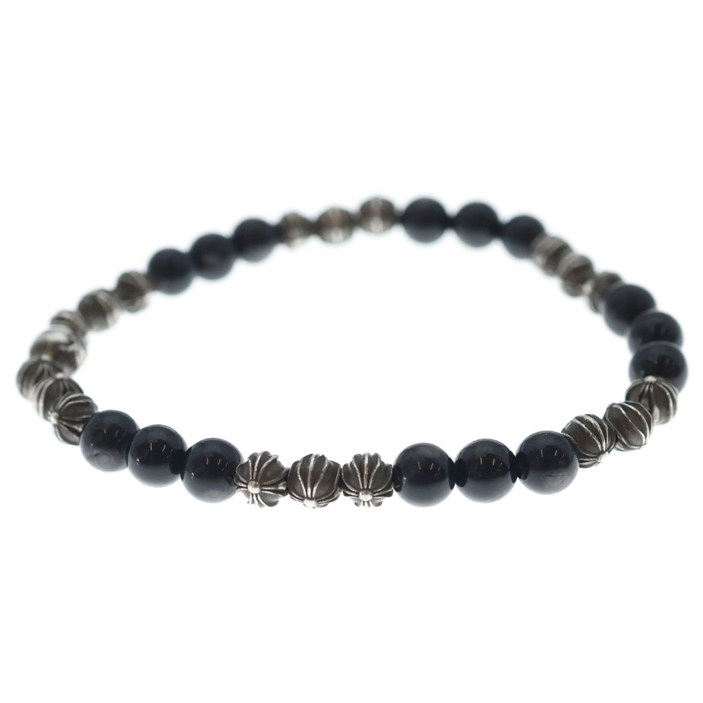 CHROME HEARTS(クロムハーツ) 6mm BEAD ビーズ ブレスレット シルバー/ブラック