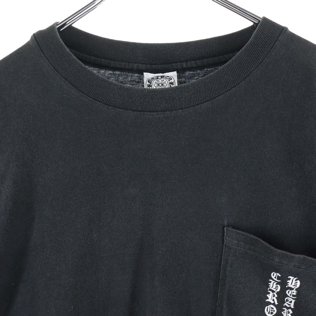 CHROME HEARTS(クロムハーツ) OLD CH LOGO L/S TEE オールド CHロゴプリント長袖Tシャツ ブラック