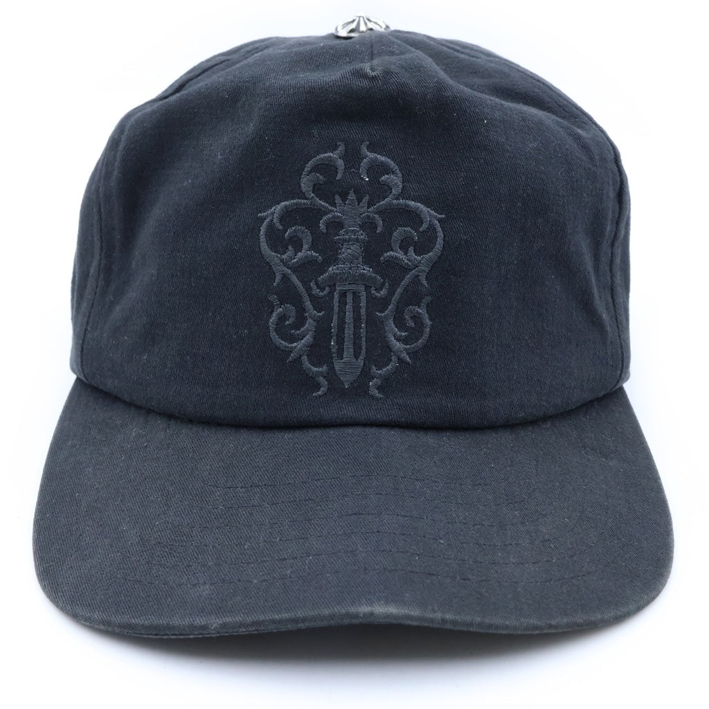 CHROME HEARTS(クロムハーツ) OLD VINE DAGGER CAP オールド ダガー クロスボール キャップ 帽子 ブラック