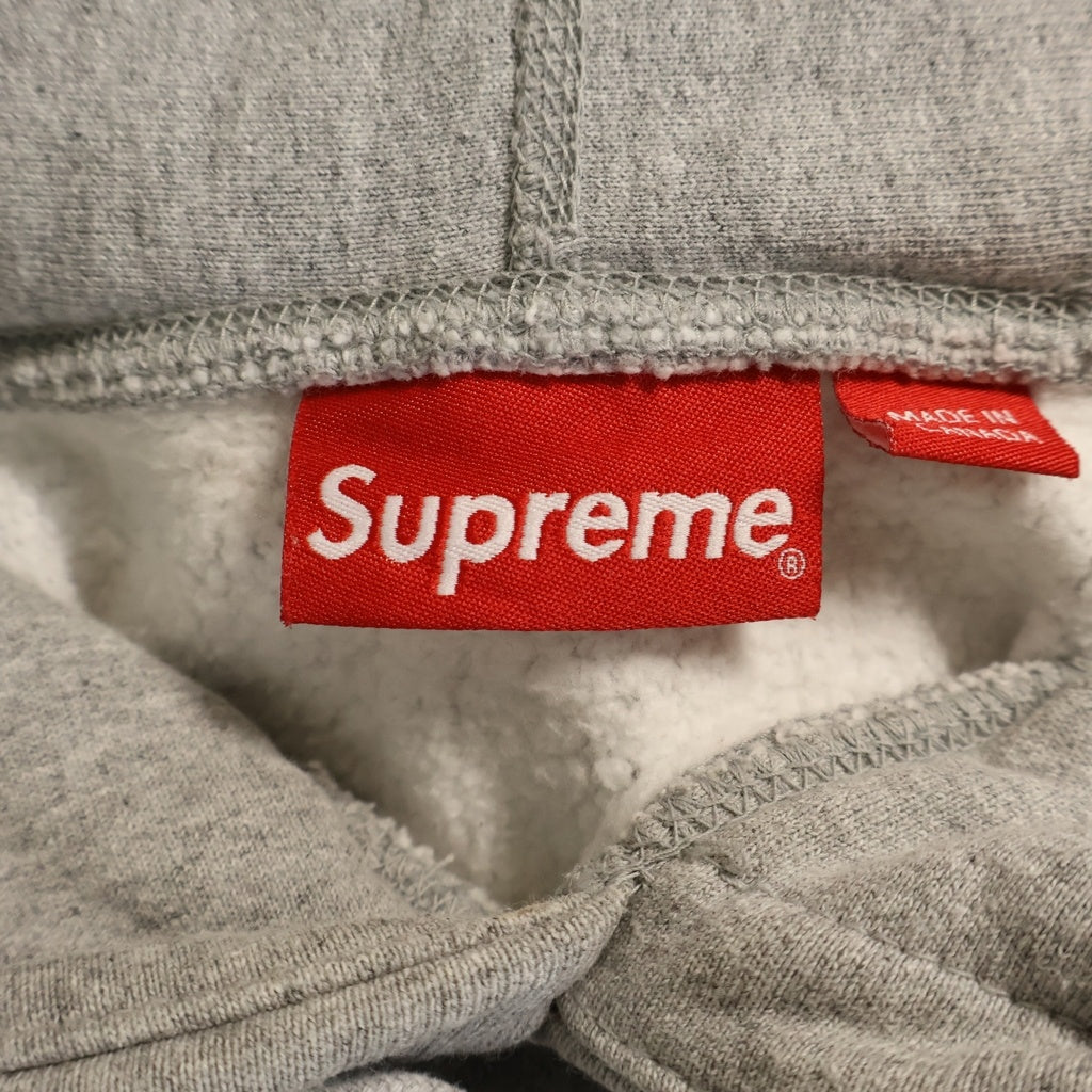 SUPREME(シュプリーム) 20AW Cross Box Logo Hooded Sweatshirt クロスボックスロゴフーデッドスウェットシャツ プルオーバーパーカー グレー
