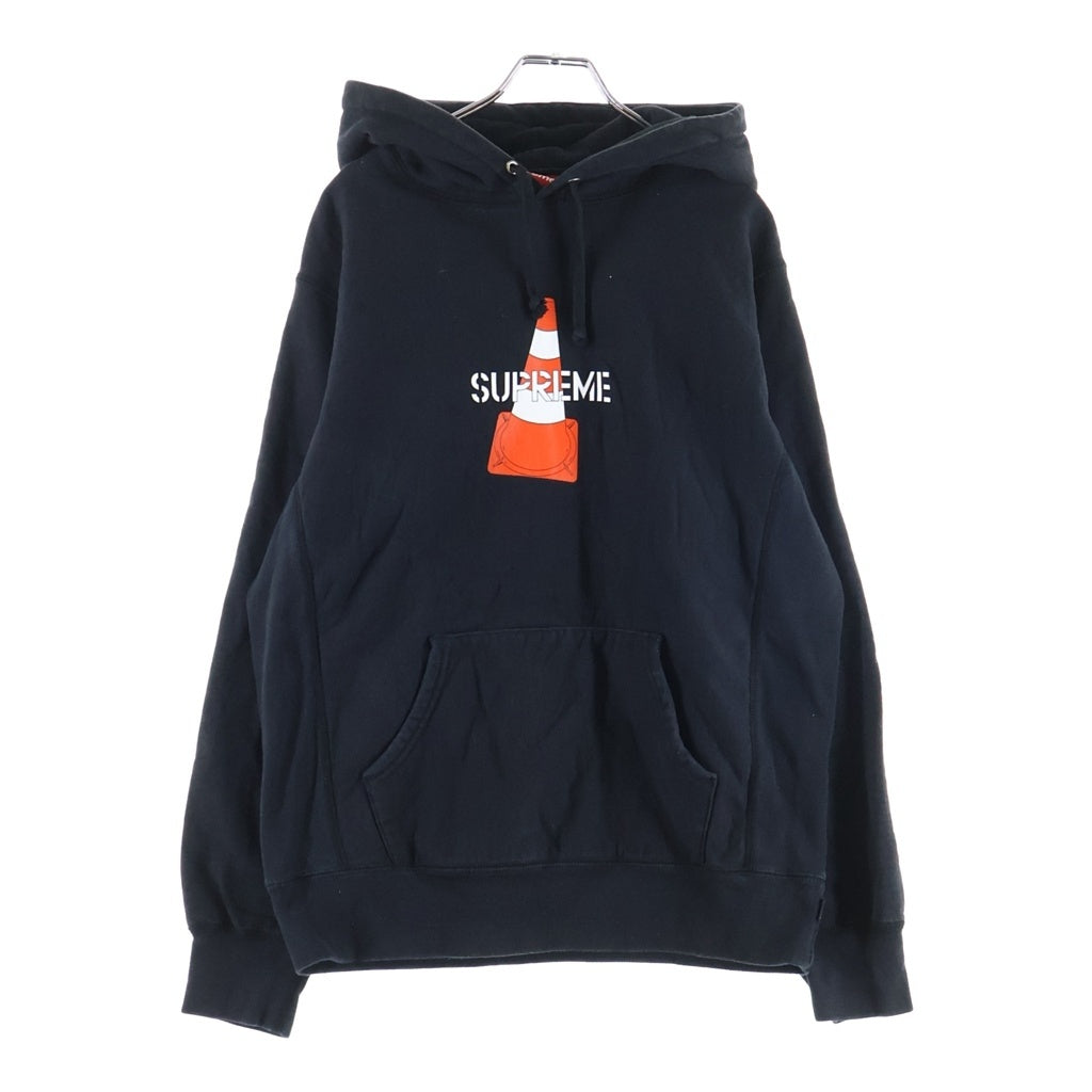 SUPREME(シュプリーム) 19AW Cone Hooded Sweatshirt コーンフーデッドスウェットシャツ プルオーバーパーカー ブラック