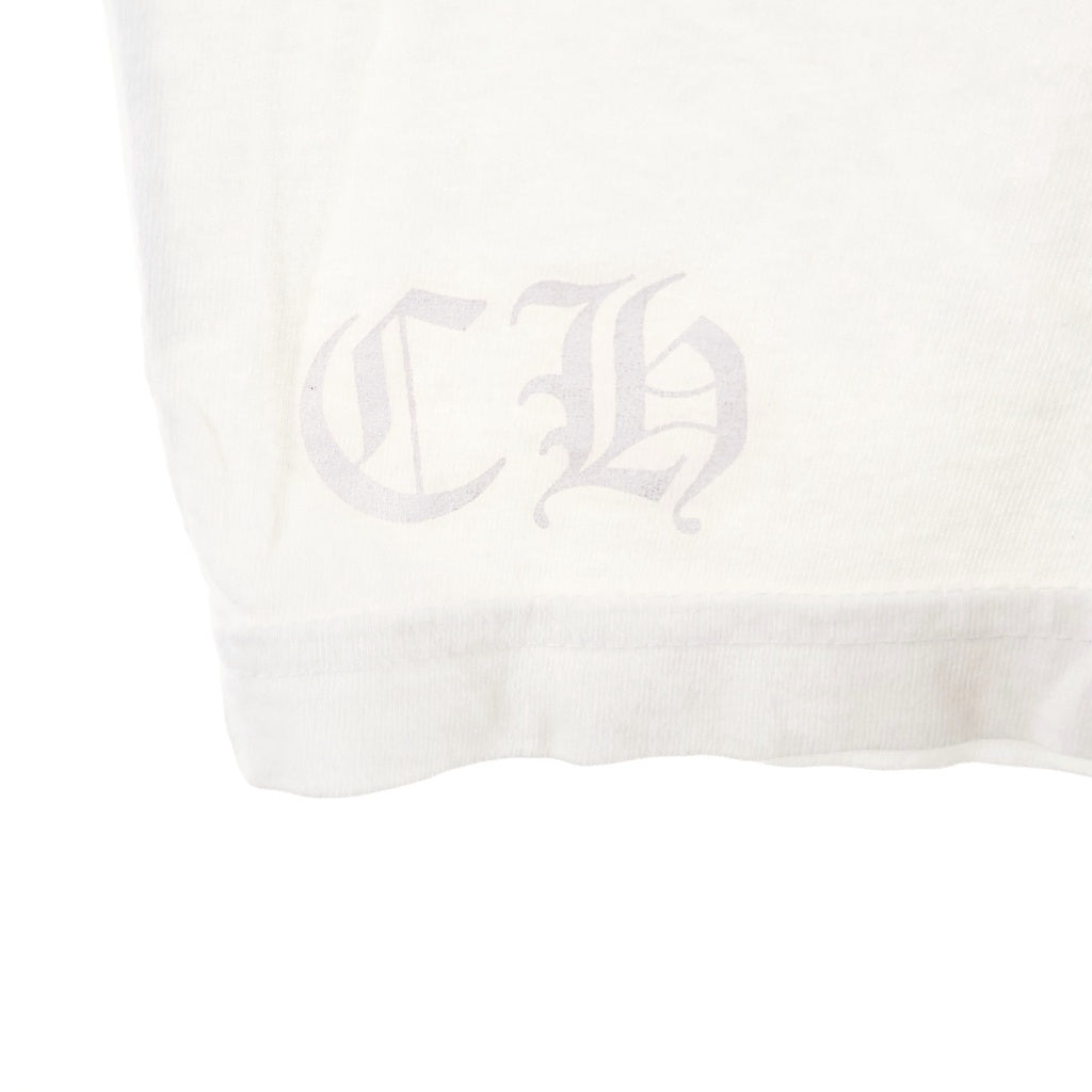 CHROME HEARTS(クロムハーツ) BACK VINE DAGGER PRINT バックヴァインダガー プリント 半袖Tシャツ ホワイト/レッド