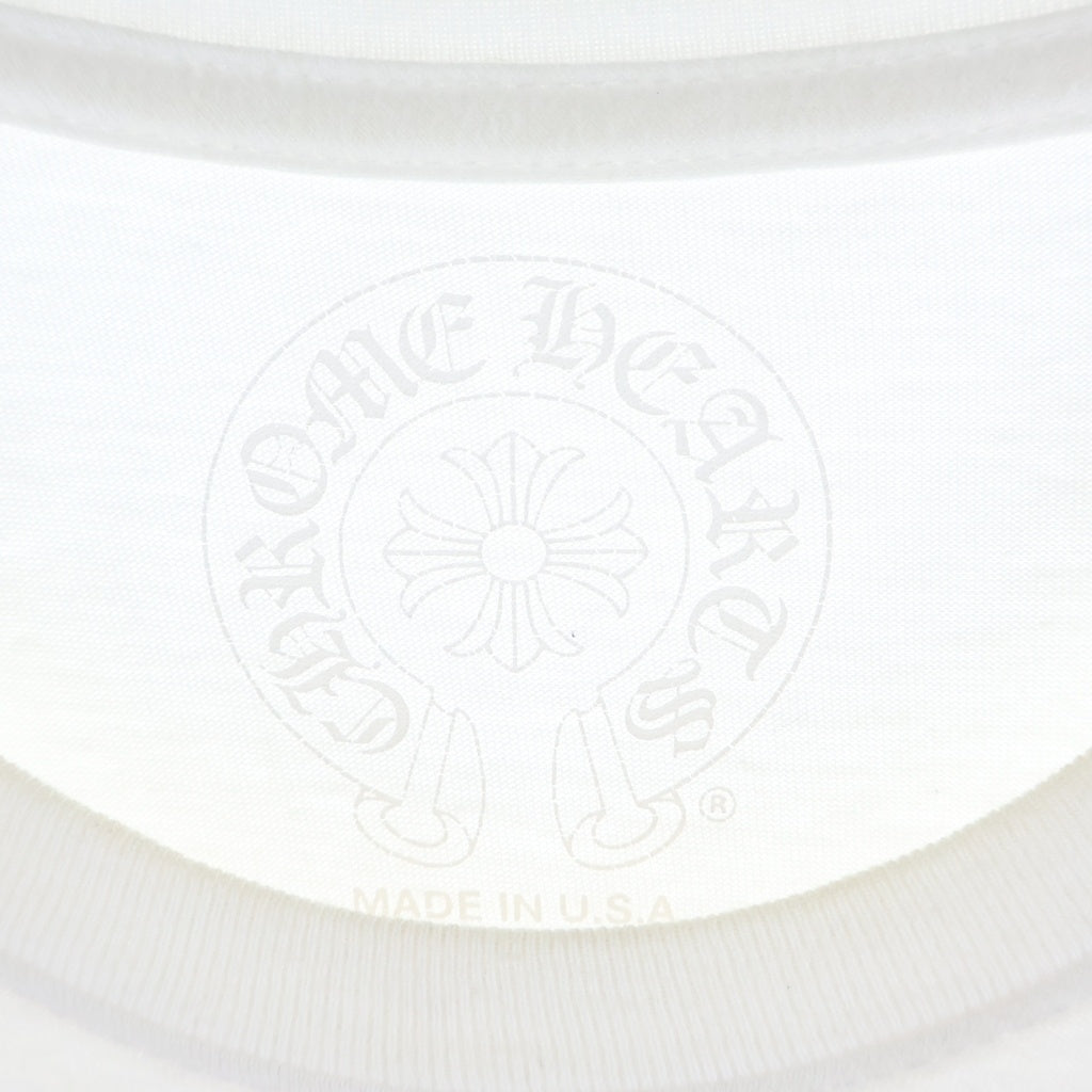 CHROME HEARTS(クロムハーツ) BACK VINE DAGGER PRINT バックヴァインダガー プリント 半袖Tシャツ ホワイト/レッド