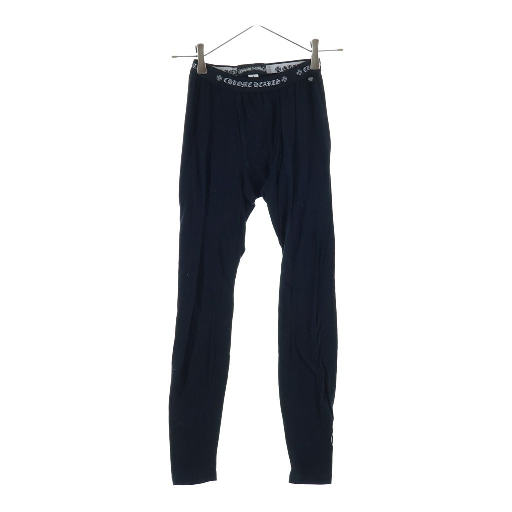 CHROME HEARTS(クロムハーツ) HORSE SHOE ホースシュープリント レギンスロングパンツ レディース ブラック ー