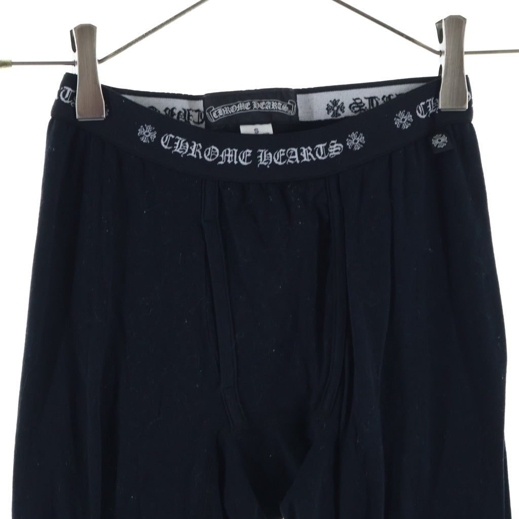 CHROME HEARTS(クロムハーツ) HORSE SHOE ホースシュープリント レギンスロングパンツ レディース ブラック ー