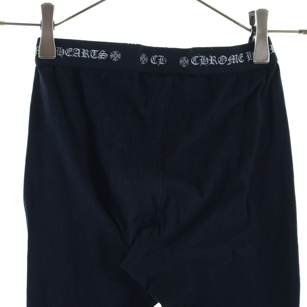 CHROME HEARTS(クロムハーツ) HORSE SHOE ホースシュープリント レギンスロングパンツ レディース ブラック ー