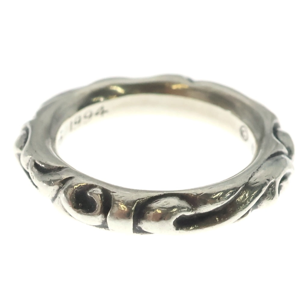 CHROME HEARTS(クロムハーツ) SCRL BAND スクロールバンド リング シルバー BCA351