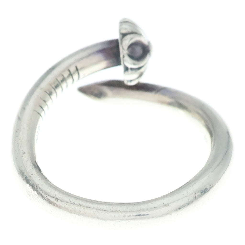 CHROME HEARTS(クロムハーツ) NAIL CRSBALL ネイル クロスボール リング シルバー BCA349