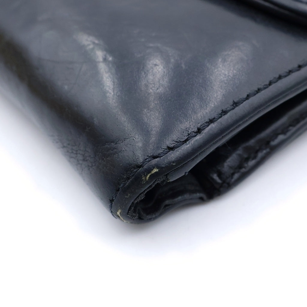 CHROME HEARTS(クロムハーツ) WAVE ウェーブ レザーウォレット 財布 ブラック