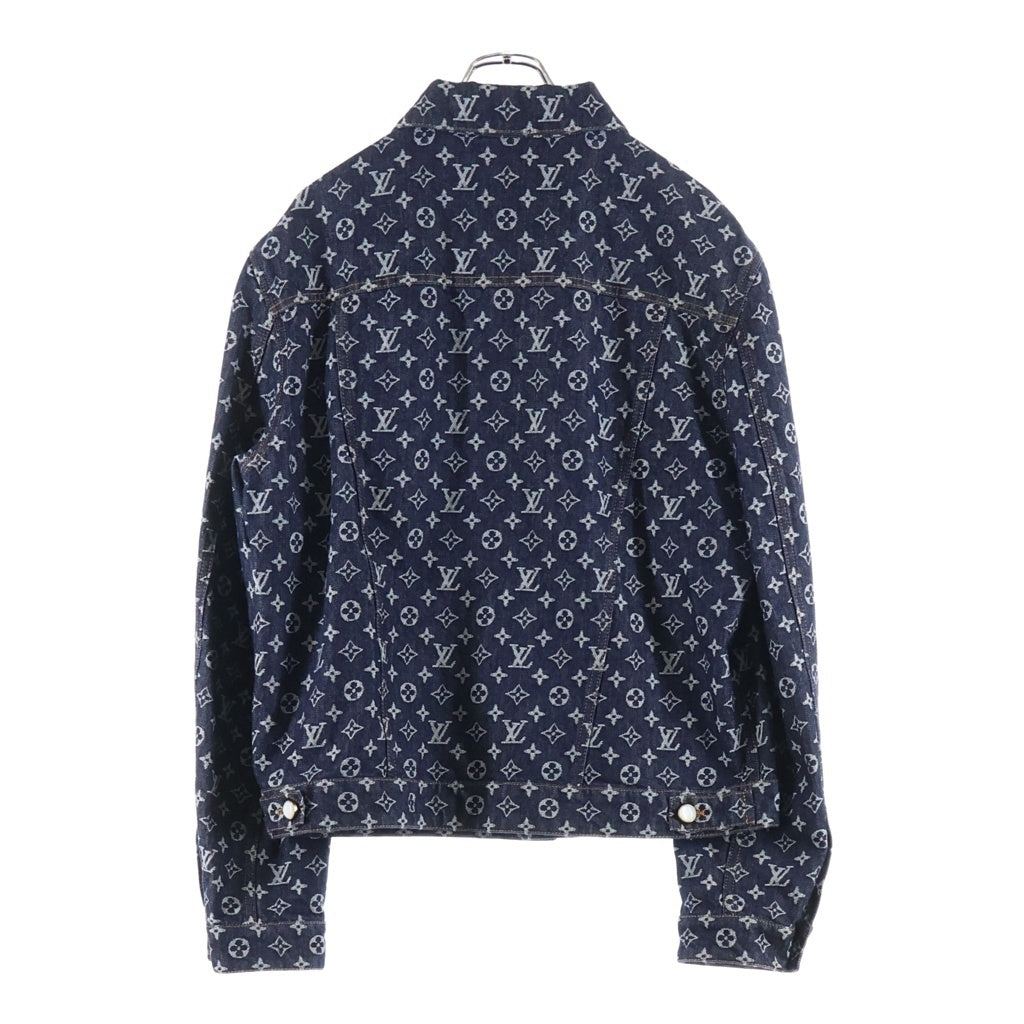 LOUIS VUITTON(ルイヴィトン) 24AW Monogram Jacquard Denim Jacket モノグラムジャガードデニムジャケット インディゴ RM242M UZD HRA79W