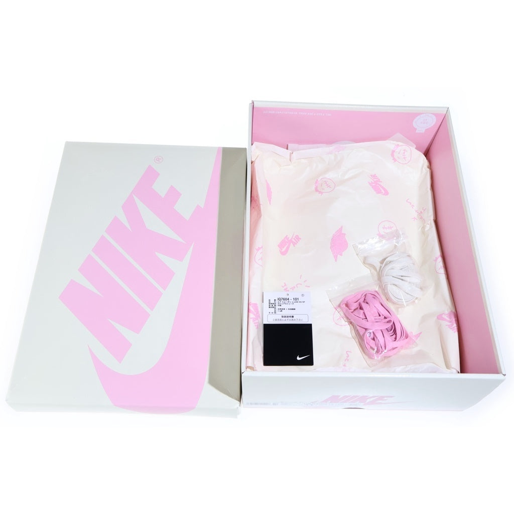 NIKE(ナイキ) ×TRAVIS SCOTT AIR JORDAN1 RETRO LOW トラヴィススコット エアジョーダン1 レトロ セイル トロピカルピンク ローカットスニーカー US11/29.0cm ピンク IQ7604-101