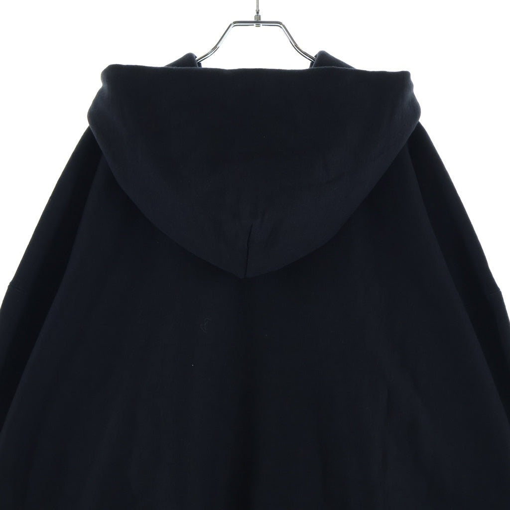 READY MADE(レディメイド) 24AW BIG HOODIE LOGO プルオーバーパーカー ブラック RE-CO-BK-00-00-285
