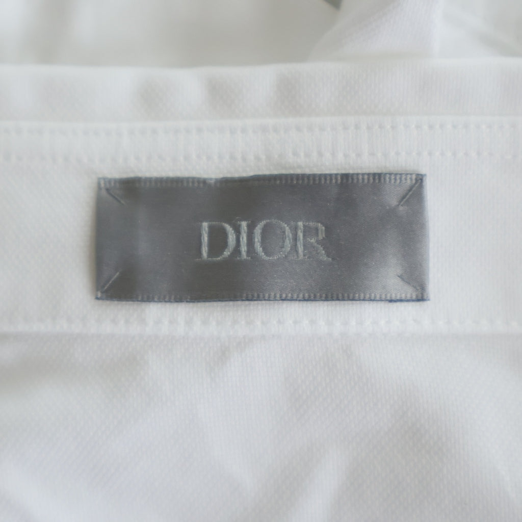 Christian Dior(クリスチャンディオール) ×Denim Tears フロントロゴ半袖シャツ ホワイト 393C532A5820