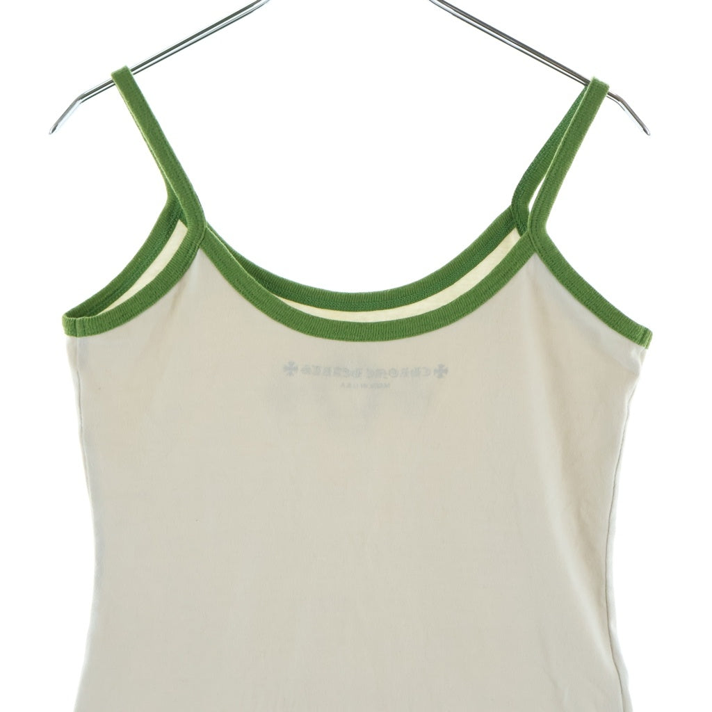 CHROME HEARTS(クロムハーツ) Horseshoe Short Camisole ホースシュー ショート キャミソール ホワイト/グリーン レディース