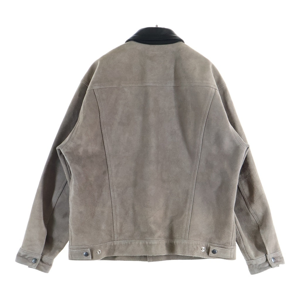 WACKO MARIA(ワコマリア) SUEDE LEATHER TRUCKER JACKET スエード レザートラッカージャケット ベージュ
