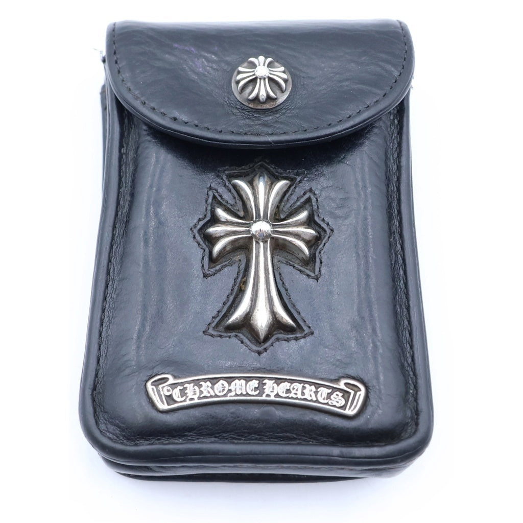 CHROME HEARTS(クロムハーツ) CH CROSS CIGARETTE CASE CHクロス シガレットケース 煙草入れ ブラック/シルバー