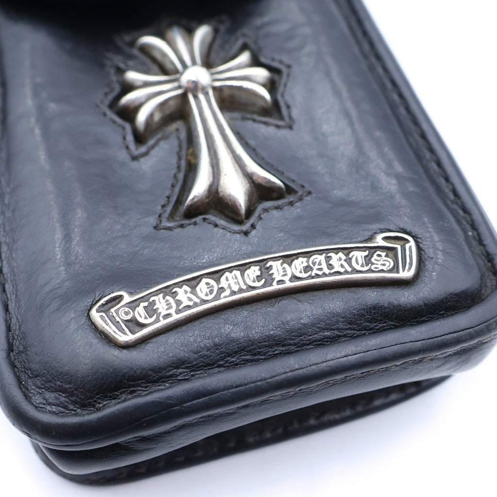 CHROME HEARTS(クロムハーツ) CH CROSS CIGARETTE CASE CHクロス シガレットケース 煙草入れ ブラック/シルバー