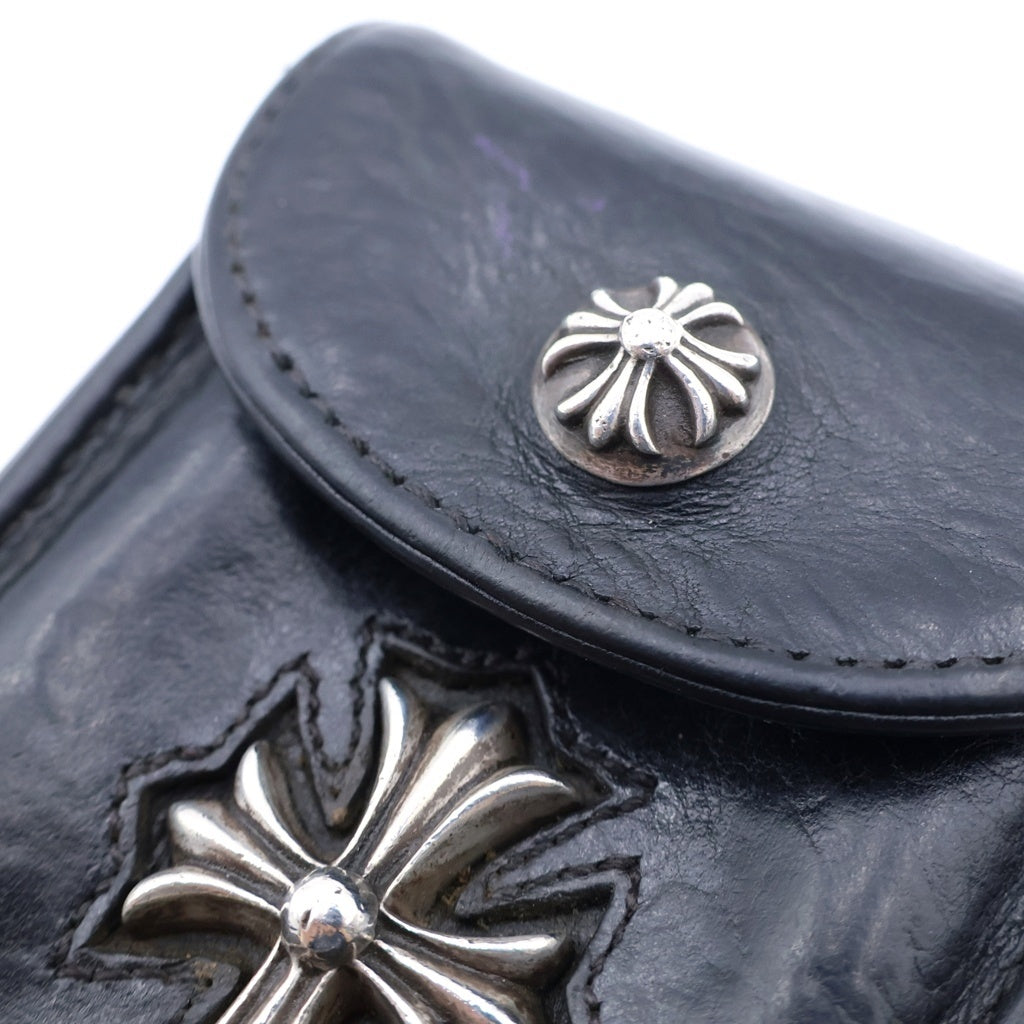 CHROME HEARTS(クロムハーツ) CH CROSS CIGARETTE CASE CHクロス シガレットケース 煙草入れ ブラック/シルバー