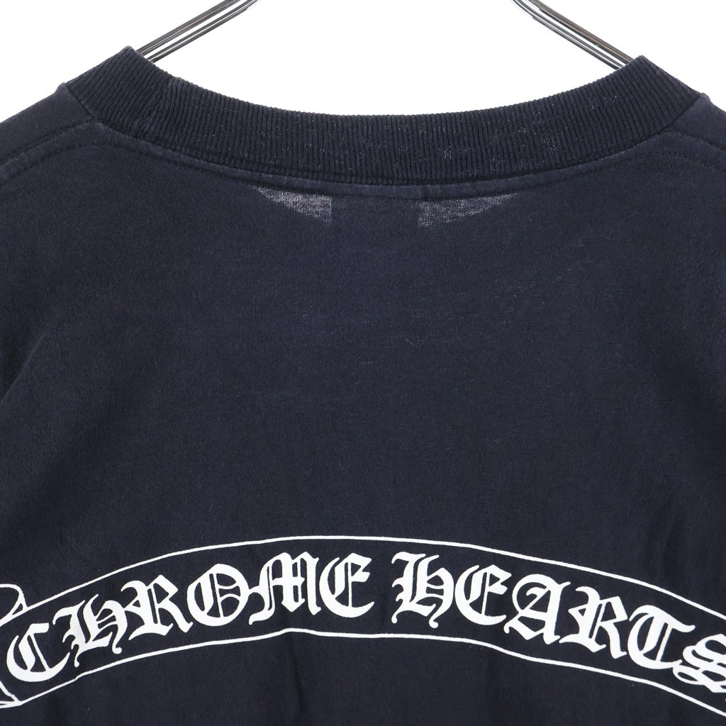 CHROME HEARTS(クロムハーツ) OLD CH LOGO L/S TEE オールド CHロゴプリント長袖Tシャツ ブラック
