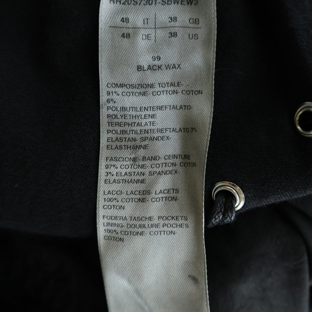 Rick Owens(リックオウエンス) 20SS Tomas Boxers Cargo Shorts トーマスボクサーズ カーゴショーツ ブラック RR20S7301-SBWEW3