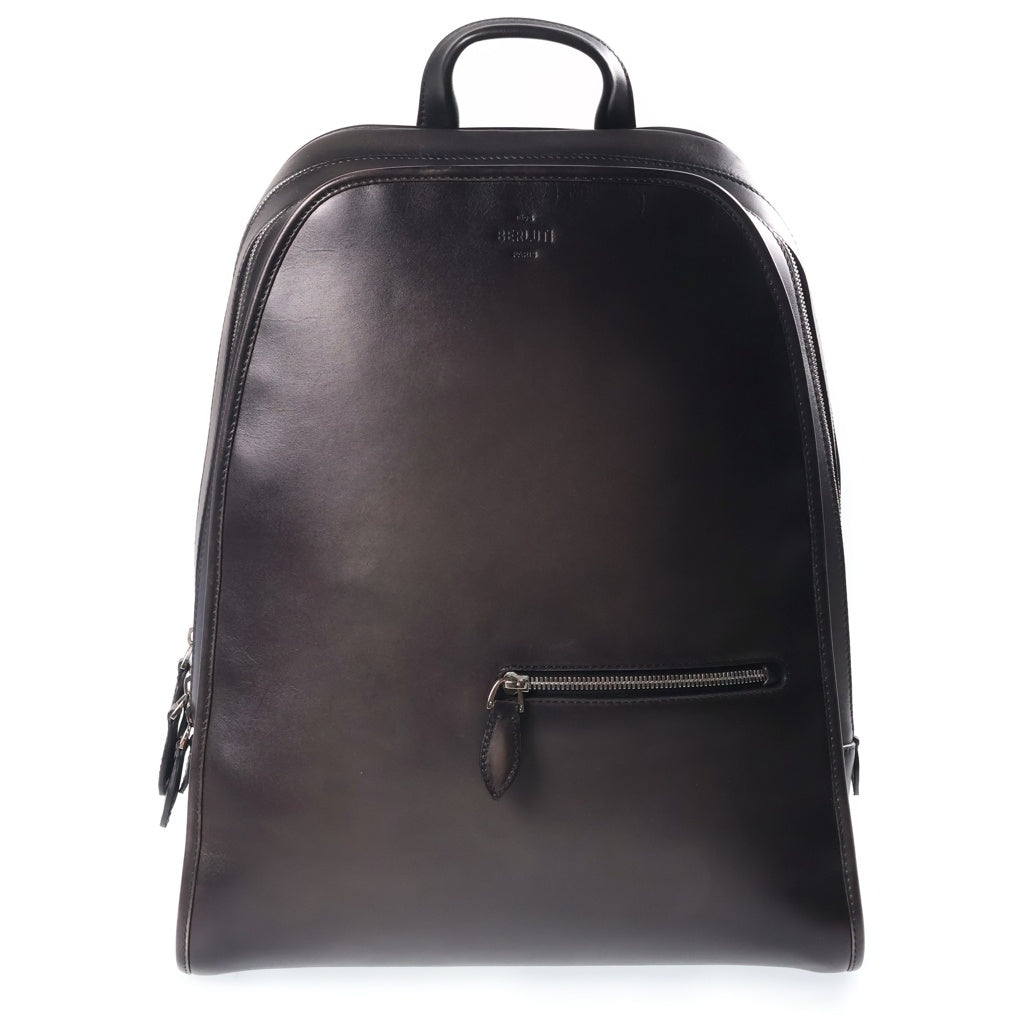 Berluti(ベルルッティ) ワーキングデイ ヴェネチアレザー バックパック トローリーループ付きリュック グレー M246462