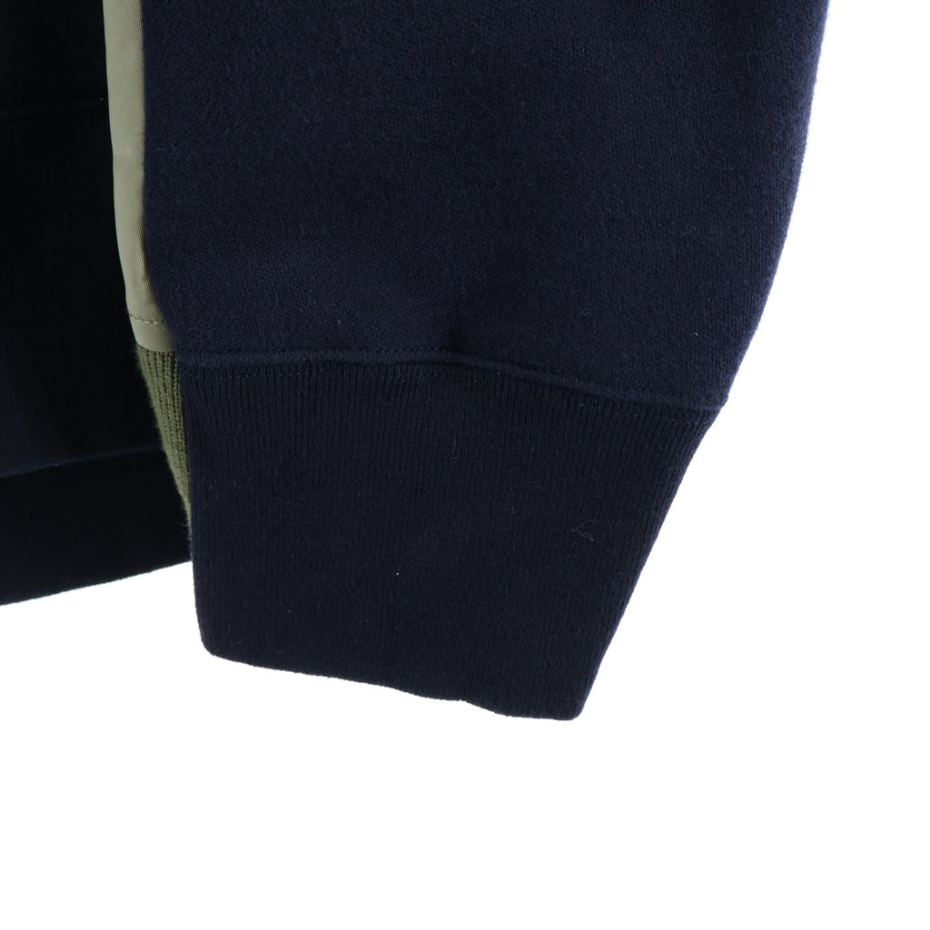 Sacai(サカイ) Sponge Sweat Hoodie スポンジ スウェット ジャケット カーキ 23-03173M